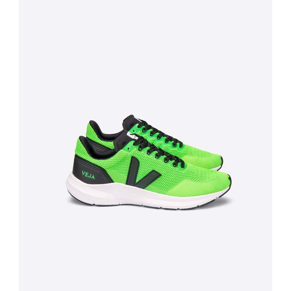 Veja MARLIN V-KNIT Men\'s Running Shoes Green | NZ 142QMA